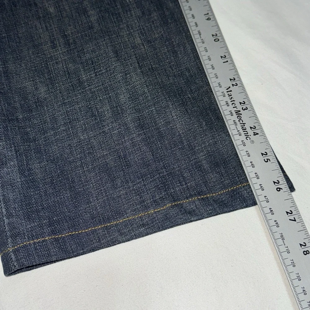 Gap 1969 Jeans Men's 38*x26* Selvedge Denim Straight Leg Easy Fit Dark Wash READ